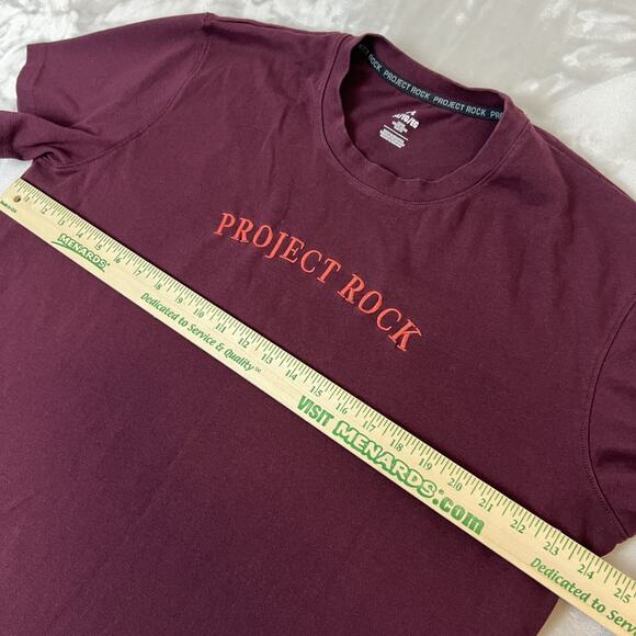 Under Armour Project Rock Shirt Mens XL Red Loose Blood Sweat Respect Tee Casual - Picture 3 of 9